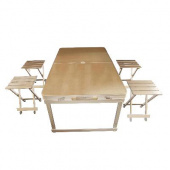 Алюминиевый складной туристический столик Стократ 120 x 70 x 70 см