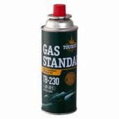 Баллон газовый цанговый TOURIST STANDARD для портативных приборов 230 г