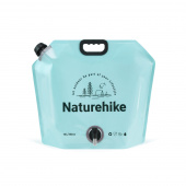 Канистра Naturehike Ling Wo для воды, 10 л., мягкая, голубая