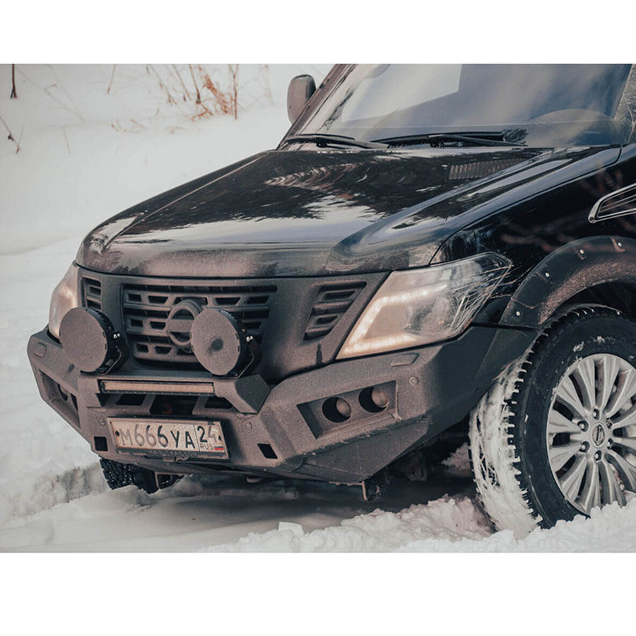 Бампер силовой передний STC Nissan Patrol Y62