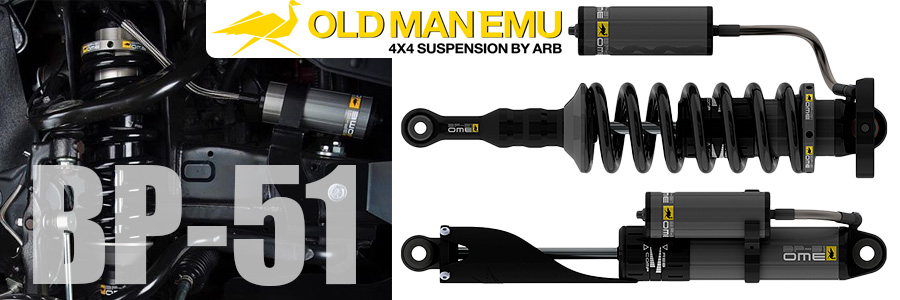Амортизатор задний Old Man Emu OME BP5160050 Isuzu D-MAX 2021+ BP-51 High Performance лифт 40 мм