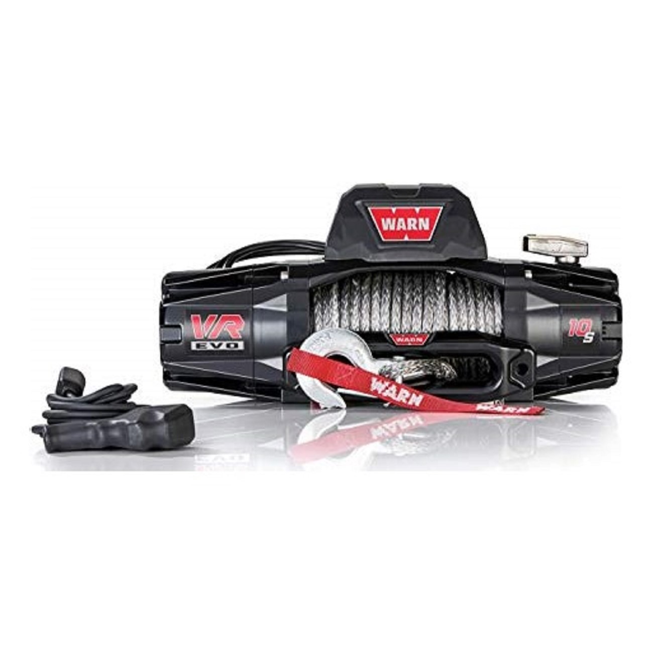 Лебедка автомобильная электрическая Warn VR EVO 10 S 12V трос синтетический WARN Spydura®