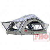 Палатка на крышу автомобиля РИФ Soft RT01-120 тент серый 400 гр 120 х 120 х 30 см