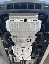 Защита Falcon радиатора, картера, РК, КПП для GWM TANK 400 (базовая версия), алюминий, 8 мм