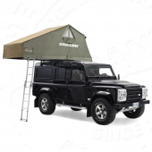 Палатка на крышу автомобиля AUTOHOME OVERZONE SMALL STANDARD, тент песочный, лестница 220 мм